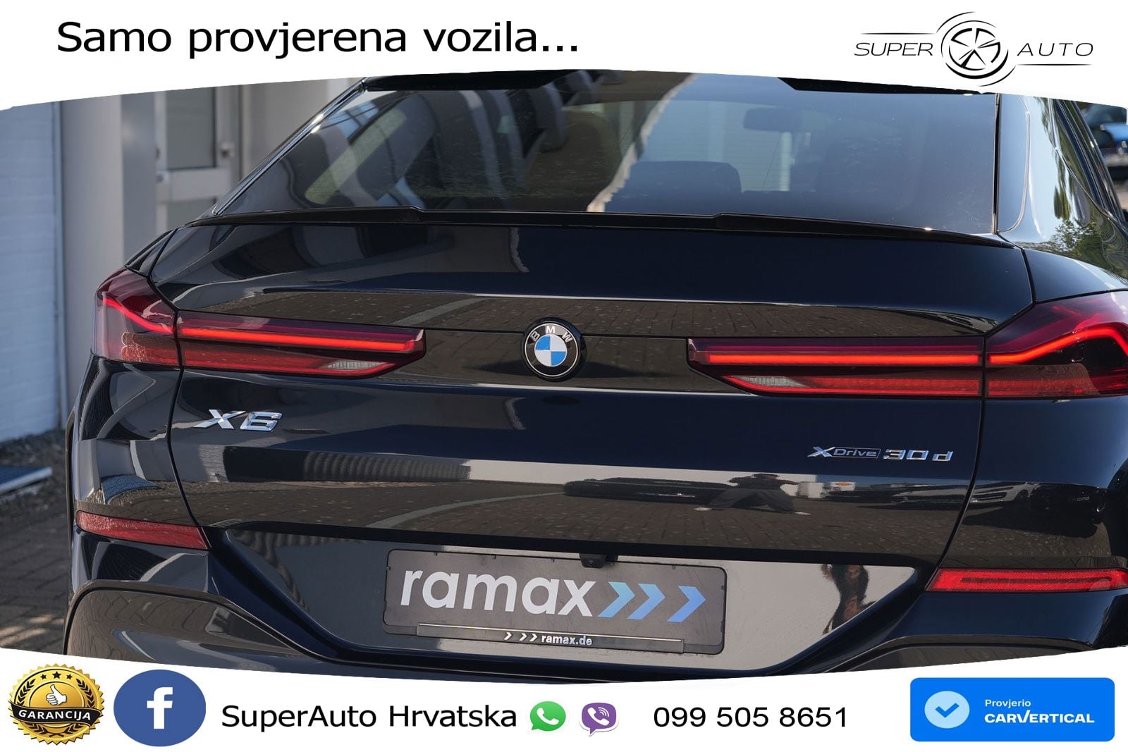 BMW X6 30d (298 KS) xDrive Steptronic M Sport ZRAČNI+ACC+GR SJED+KAM+PANO