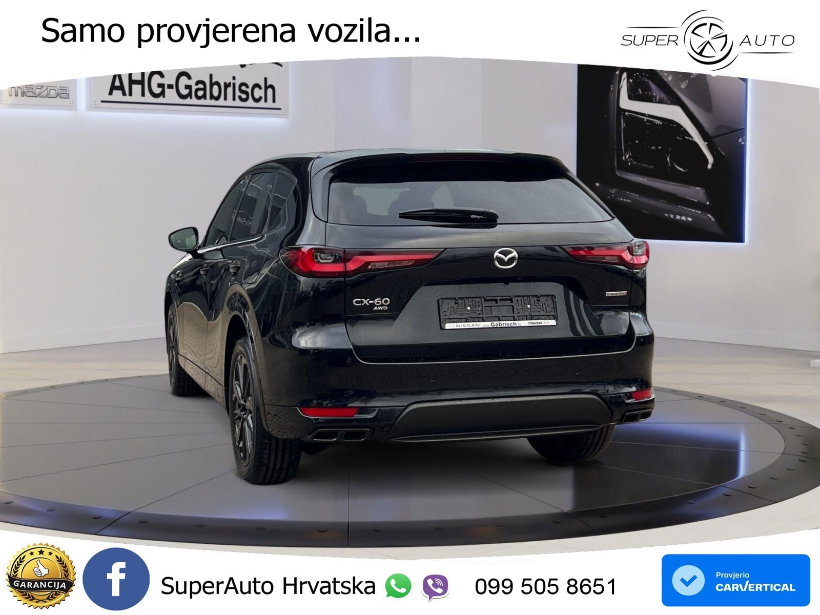 Mazda CX-60 3.3 e-Skyactiv D (254 KS) AWD Automatic LED+GR SJED+ACC