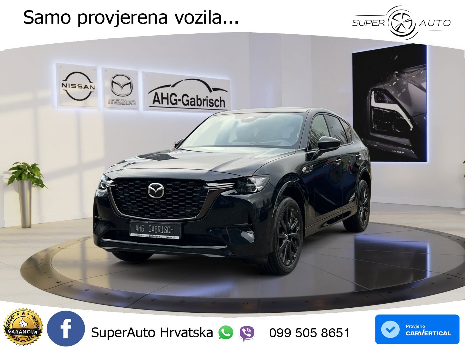 Mazda CX-60 3.3 e-Skyactiv D (254 KS) AWD Automatic LED+GR SJED+ACC