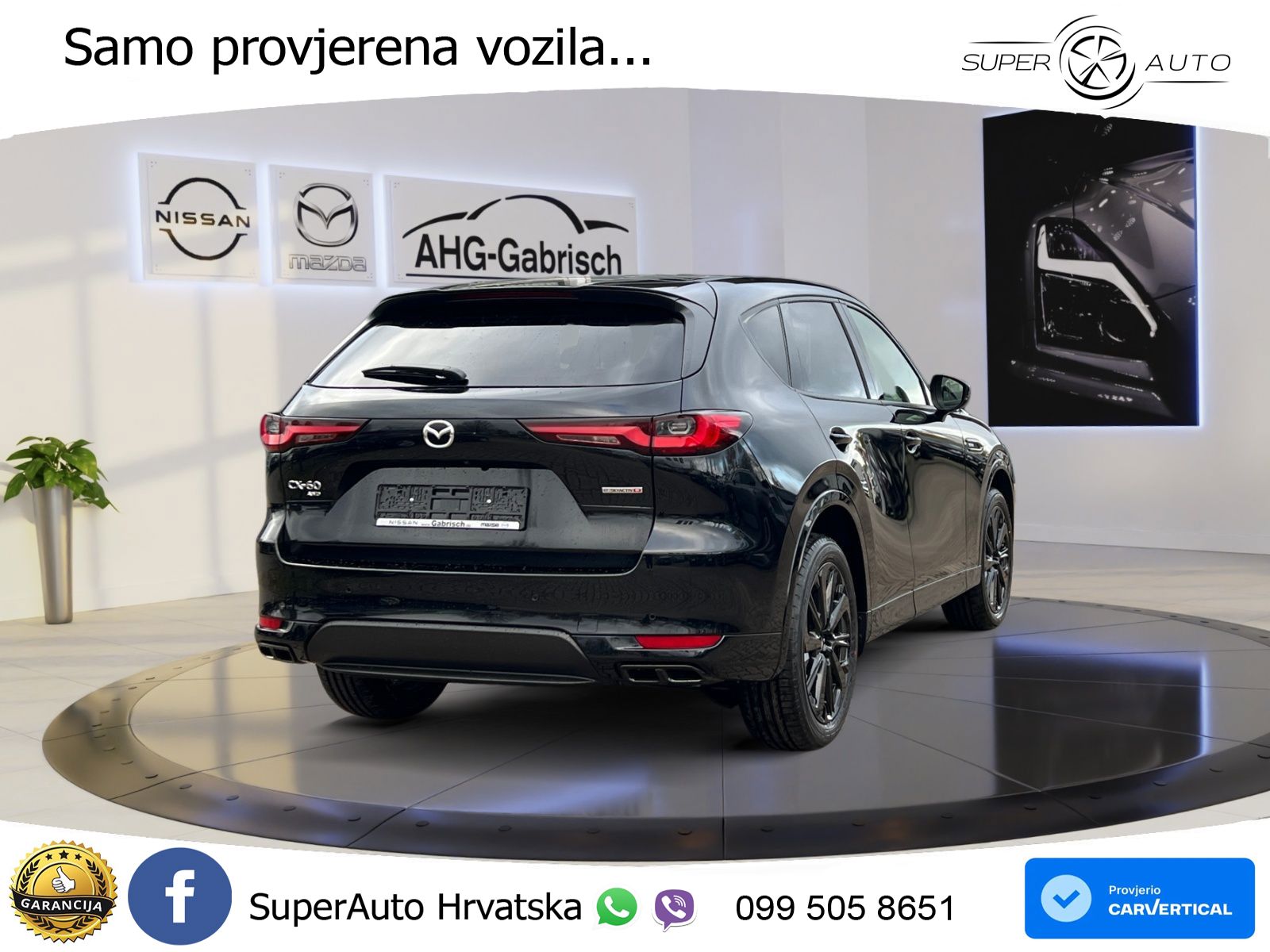 Mazda CX-60 3.3 e-Skyactiv D (254 KS) AWD Automatic LED+GR SJED+ACC