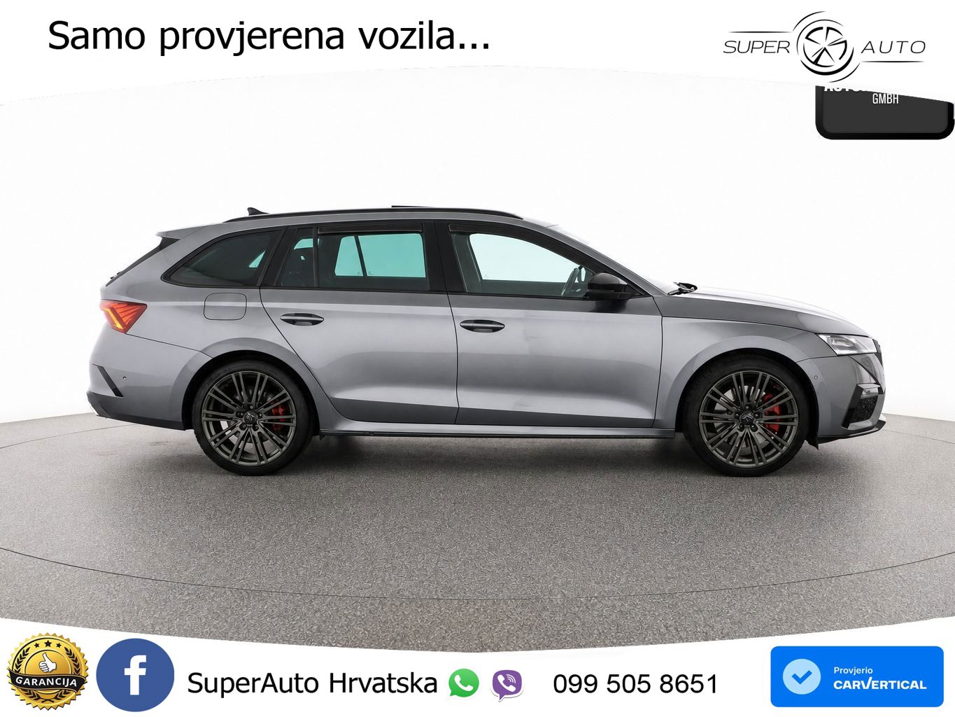 Škoda Octavia Combi RS 2.0 TSI (245 KS) DSG LED+GR SJED+ACC