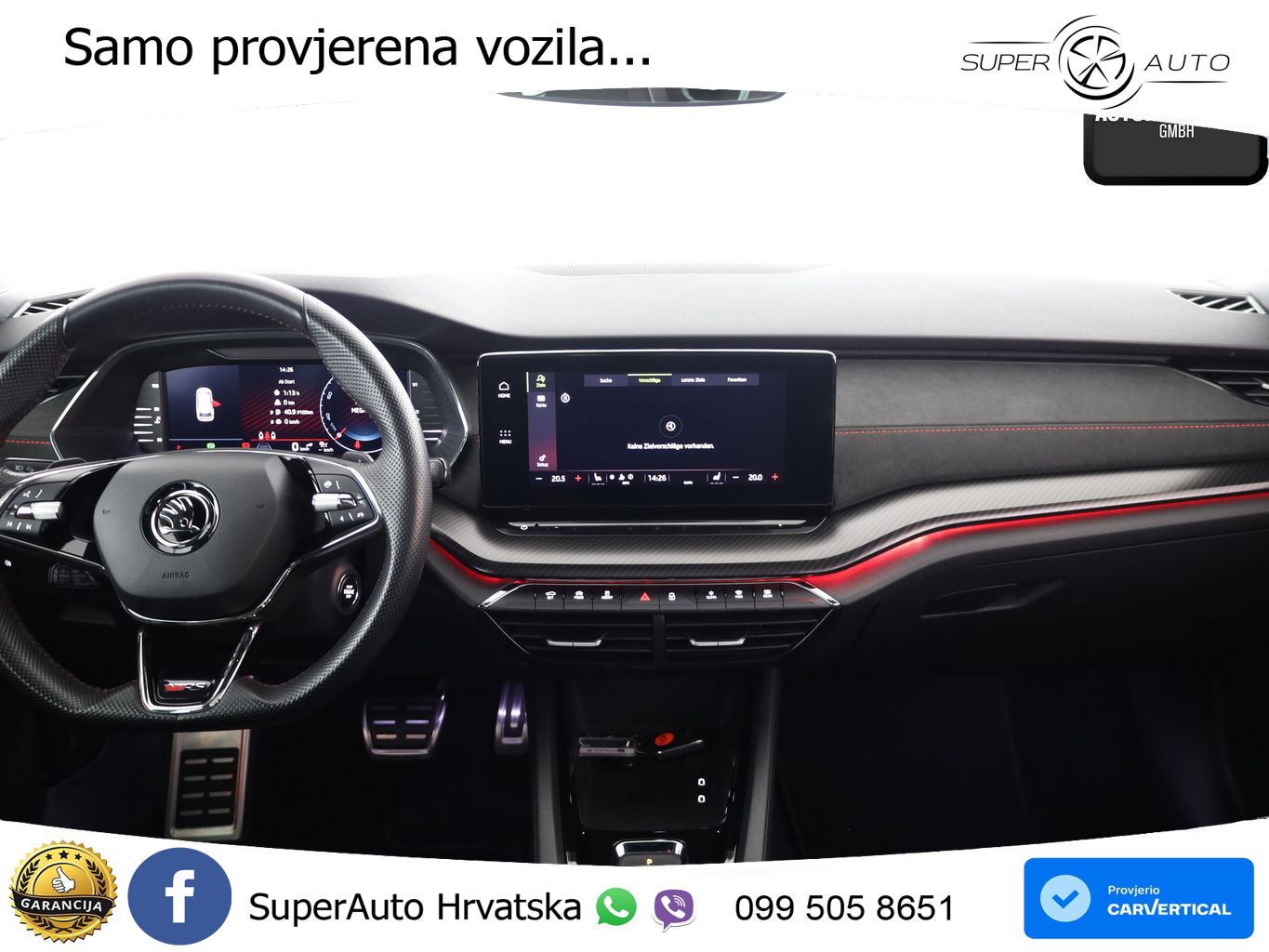 Škoda Octavia Combi RS 2.0 TSI (245 KS) DSG LED+GR SJED+ACC
