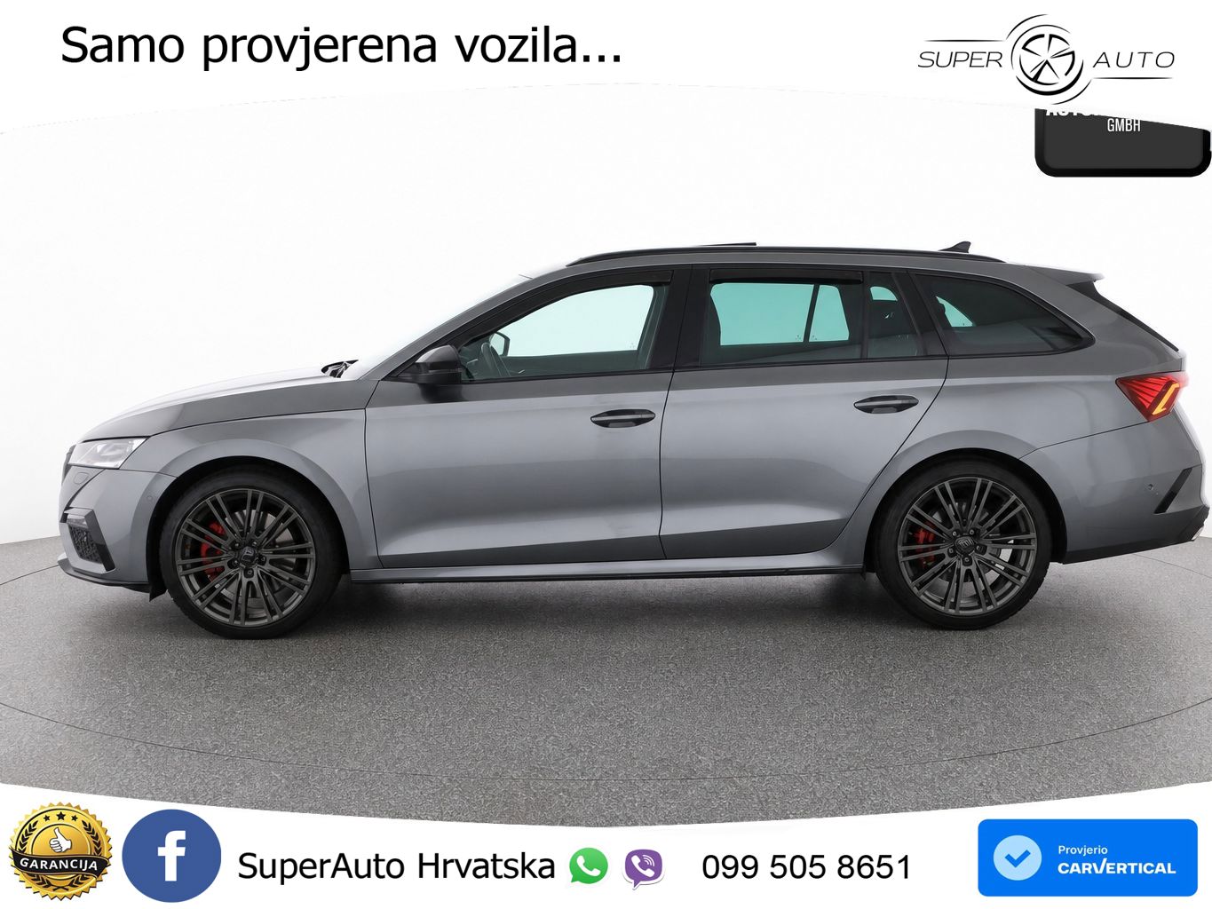 Škoda Octavia Combi RS 2.0 TSI (245 KS) DSG LED+GR SJED+ACC