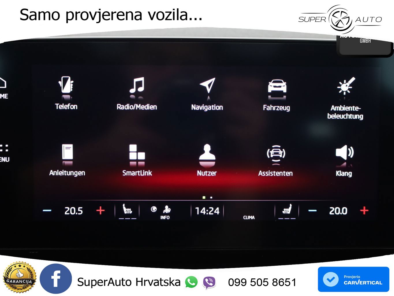 Škoda Octavia Combi RS 2.0 TSI (245 KS) DSG LED+GR SJED+ACC