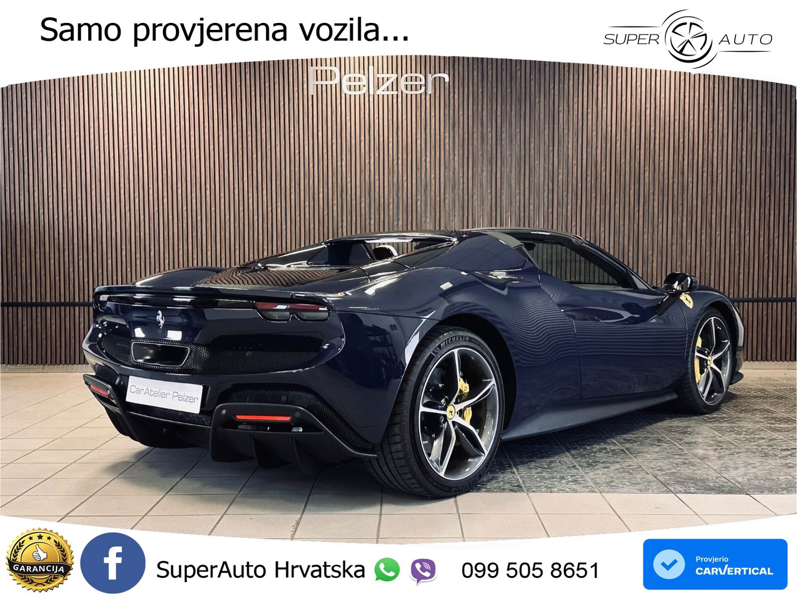 Ferrari 296 GTS 3.0 V6 (830 KS) F1 DCT