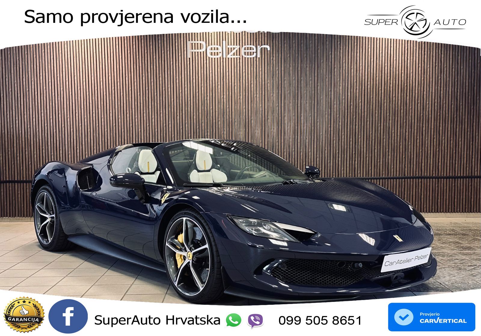 Ferrari 296 GTS 3.0 V6 (830 KS) F1 DCT