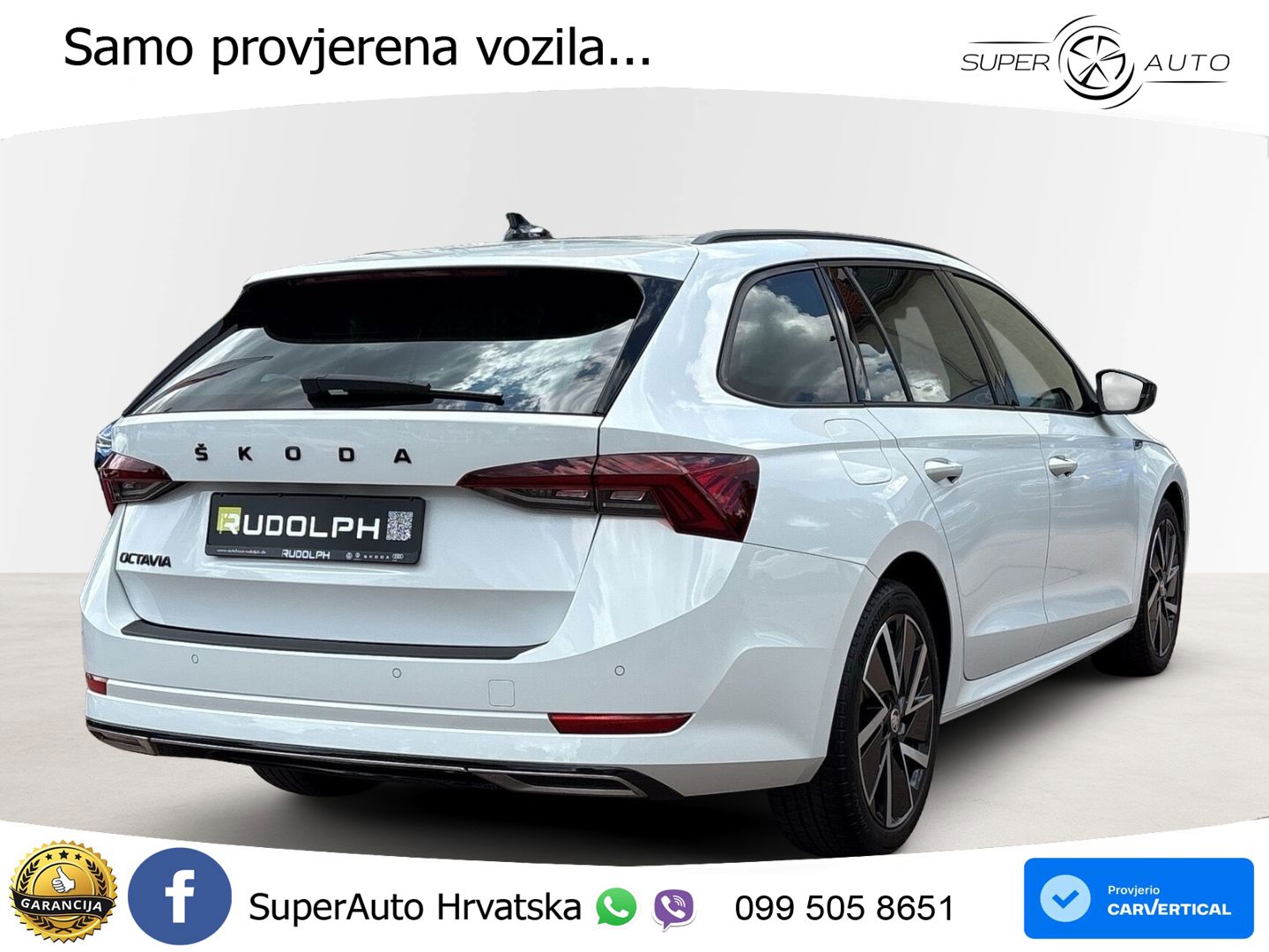 Škoda Octavia Combi 2.0 TDI (150 KS) DSG SportLine LED+GR SJED+ACC