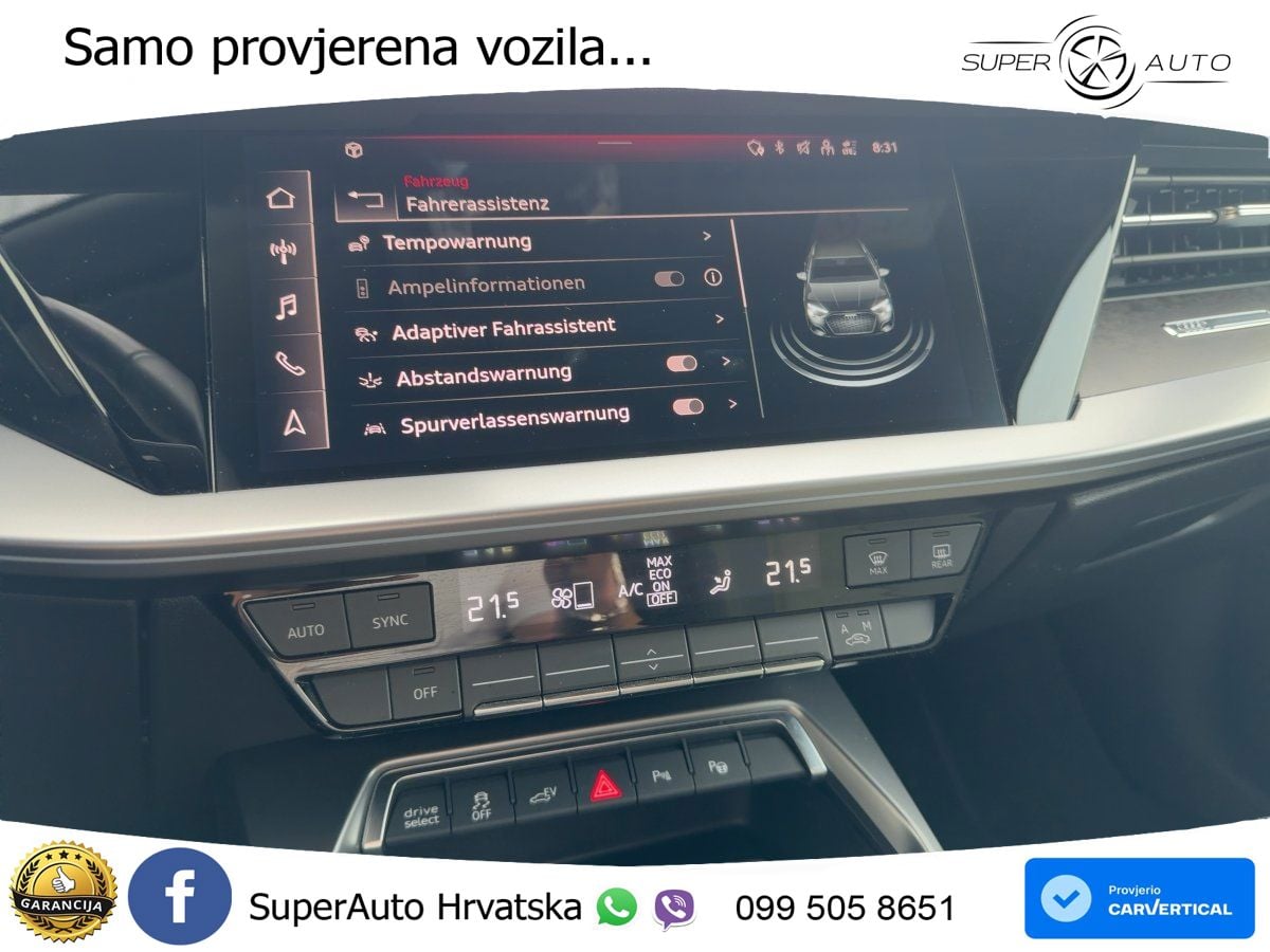Audi A3 45 TFSIe (245 KS) S tronic S line LED+ACC