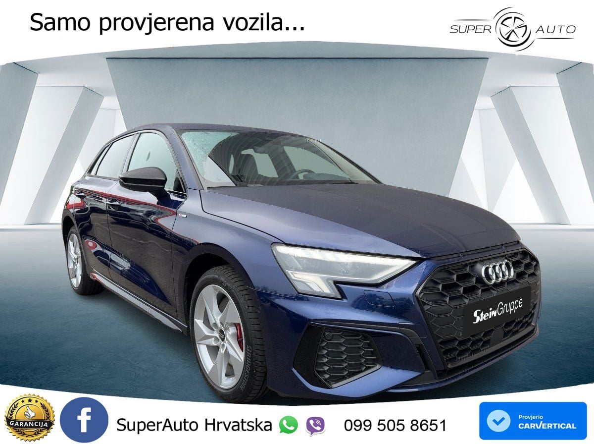 Audi A3 45 TFSIe (245 KS) S tronic S line LED+ACC