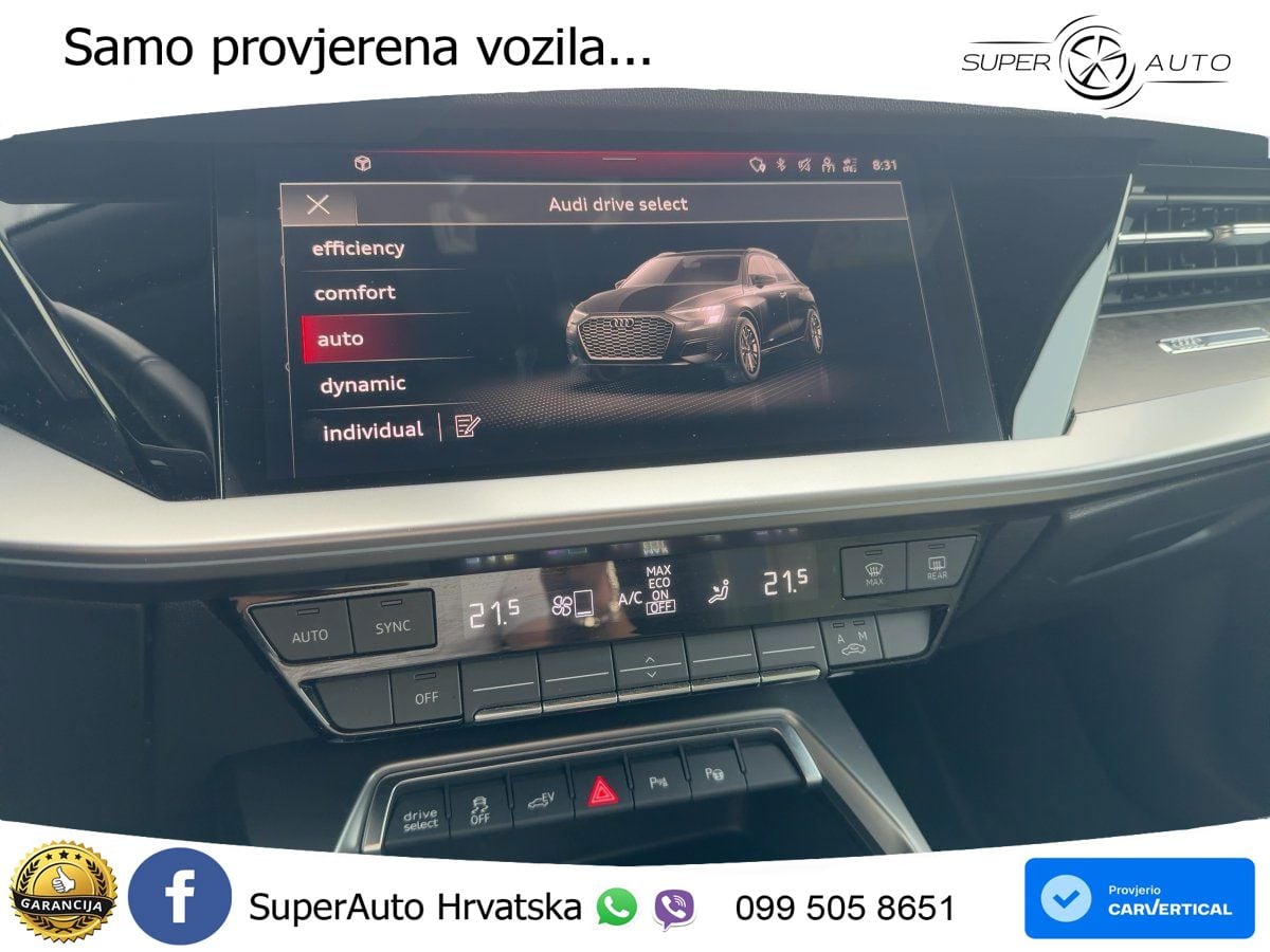 Audi A3 45 TFSIe (245 KS) S tronic S line LED+ACC