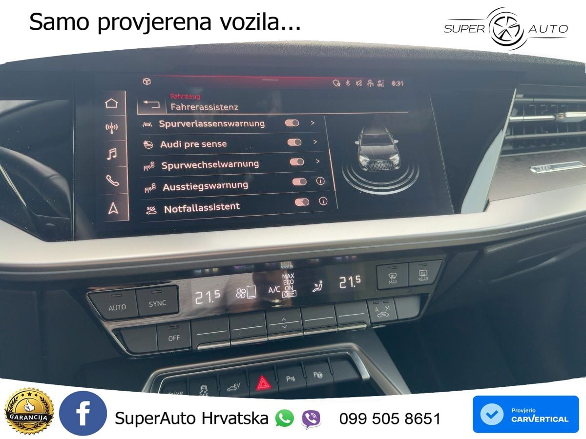Audi A3 45 TFSIe (245 KS) S tronic S line LED+ACC