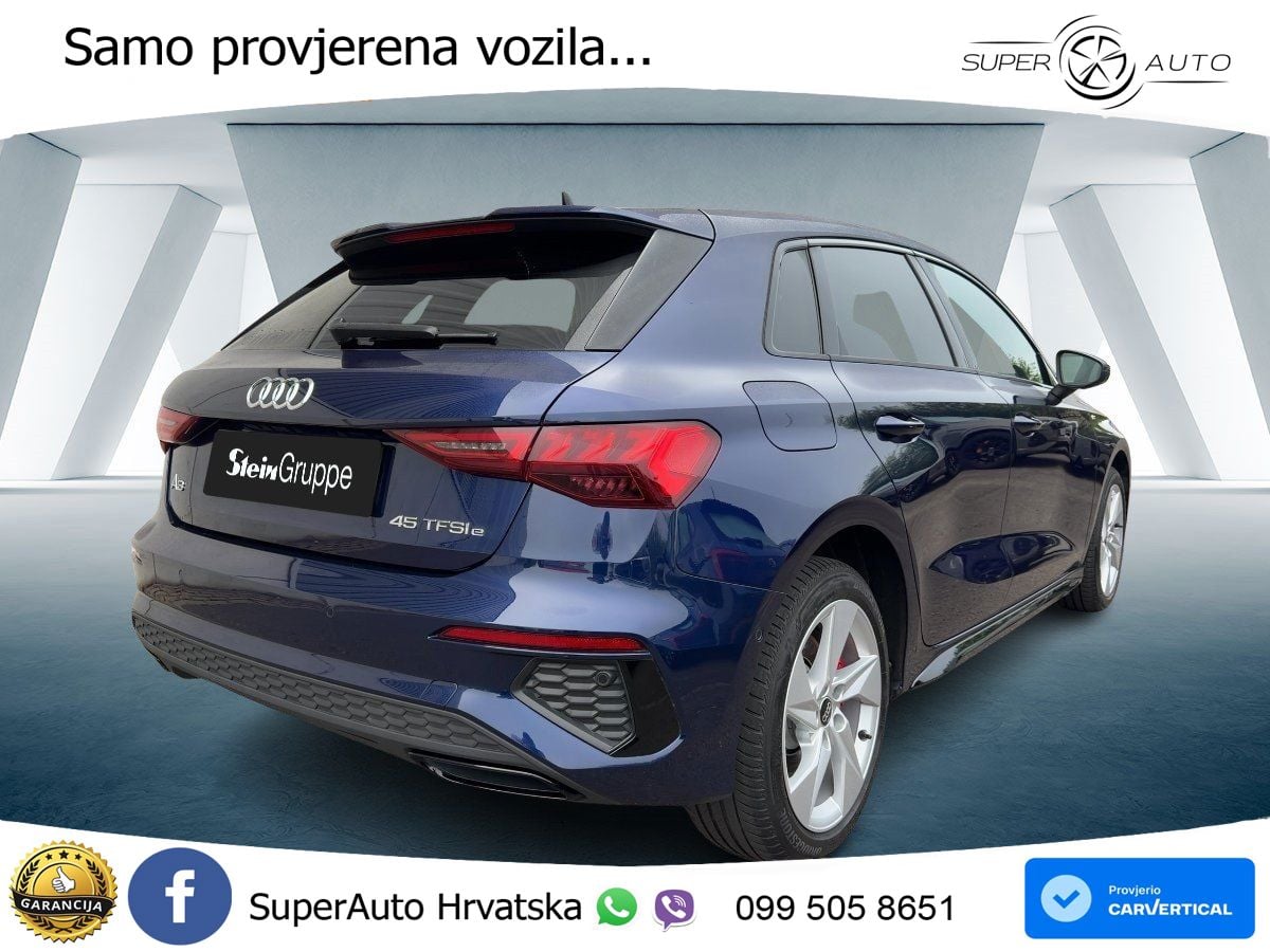 Audi A3 45 TFSIe (245 KS) S tronic S line LED+ACC