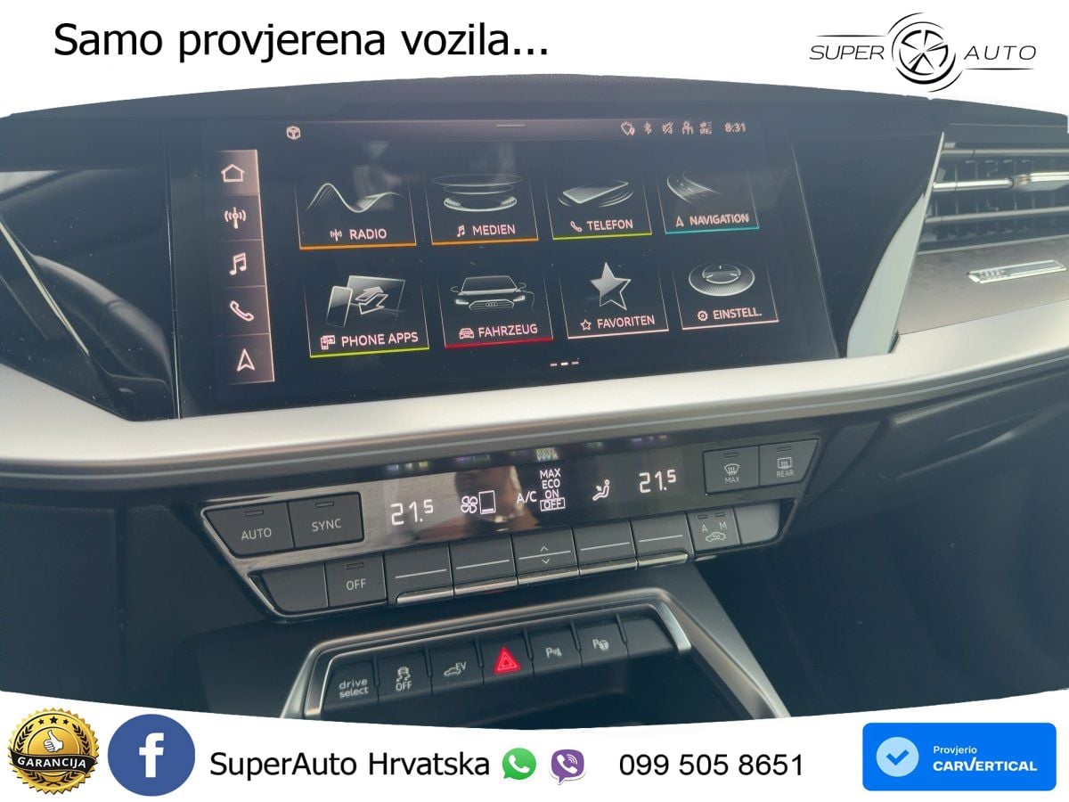 Audi A3 45 TFSIe (245 KS) S tronic S line LED+ACC
