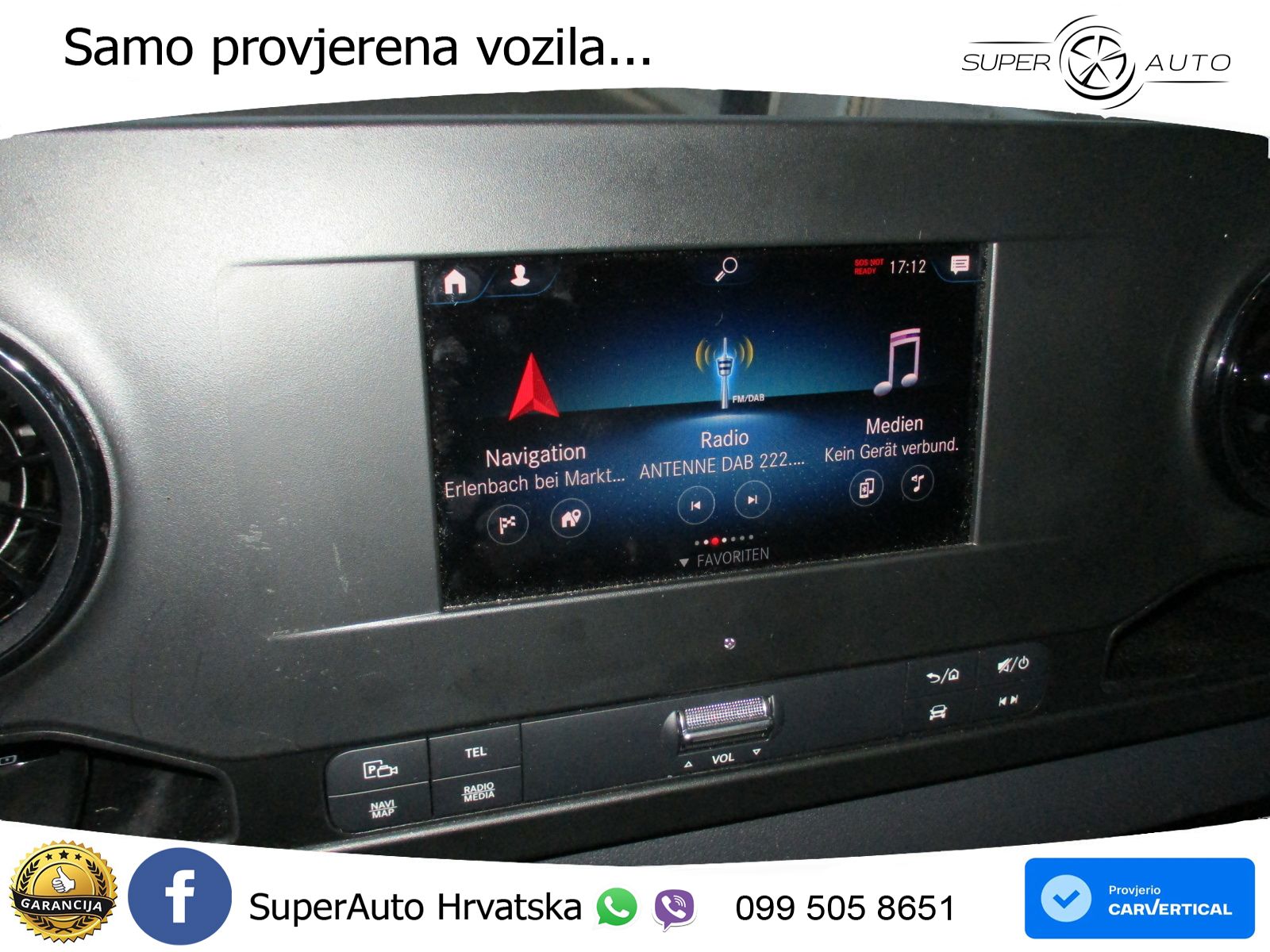 Mercedes-Benz Sprinter 317 CDI RWD L2H2 Navi/Klima/ MBUX CAM 170 KS