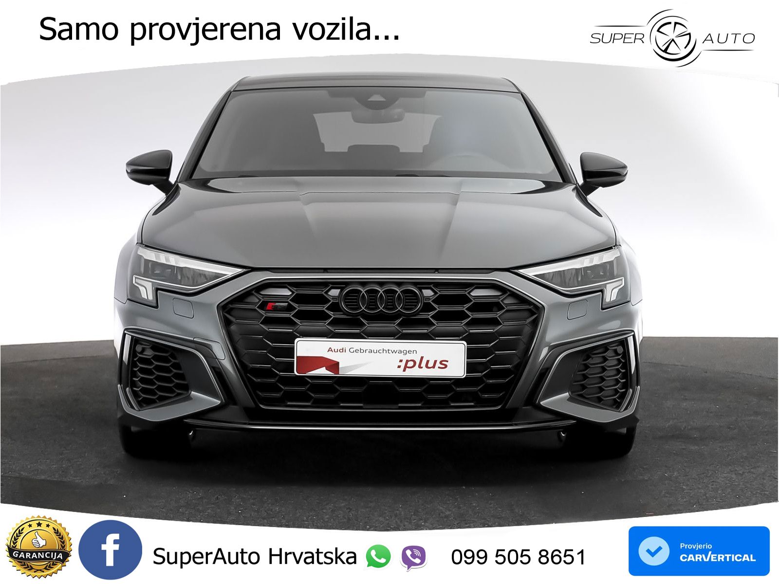 Audi S3 2.0 TFSI (310 KS) quattro S tronic LED+GR SJED+ACC