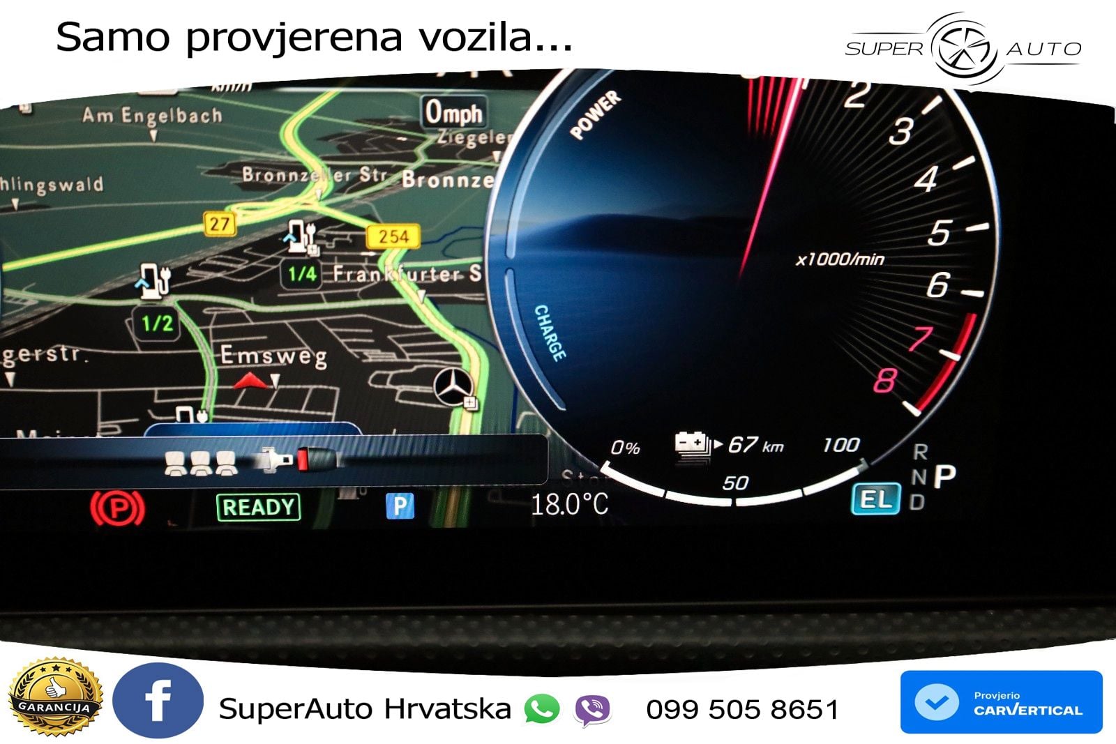 Mercedes-Benz A 250e 8G-DCT AMG LED+GR SJED+ACC