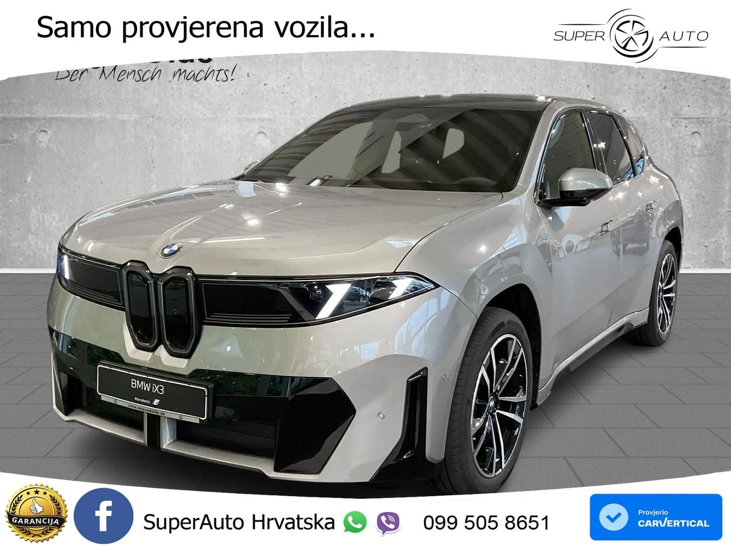 BMW iX3 40 82.6 kWh (320 KS) M Sport LED+GR SJED+ACC