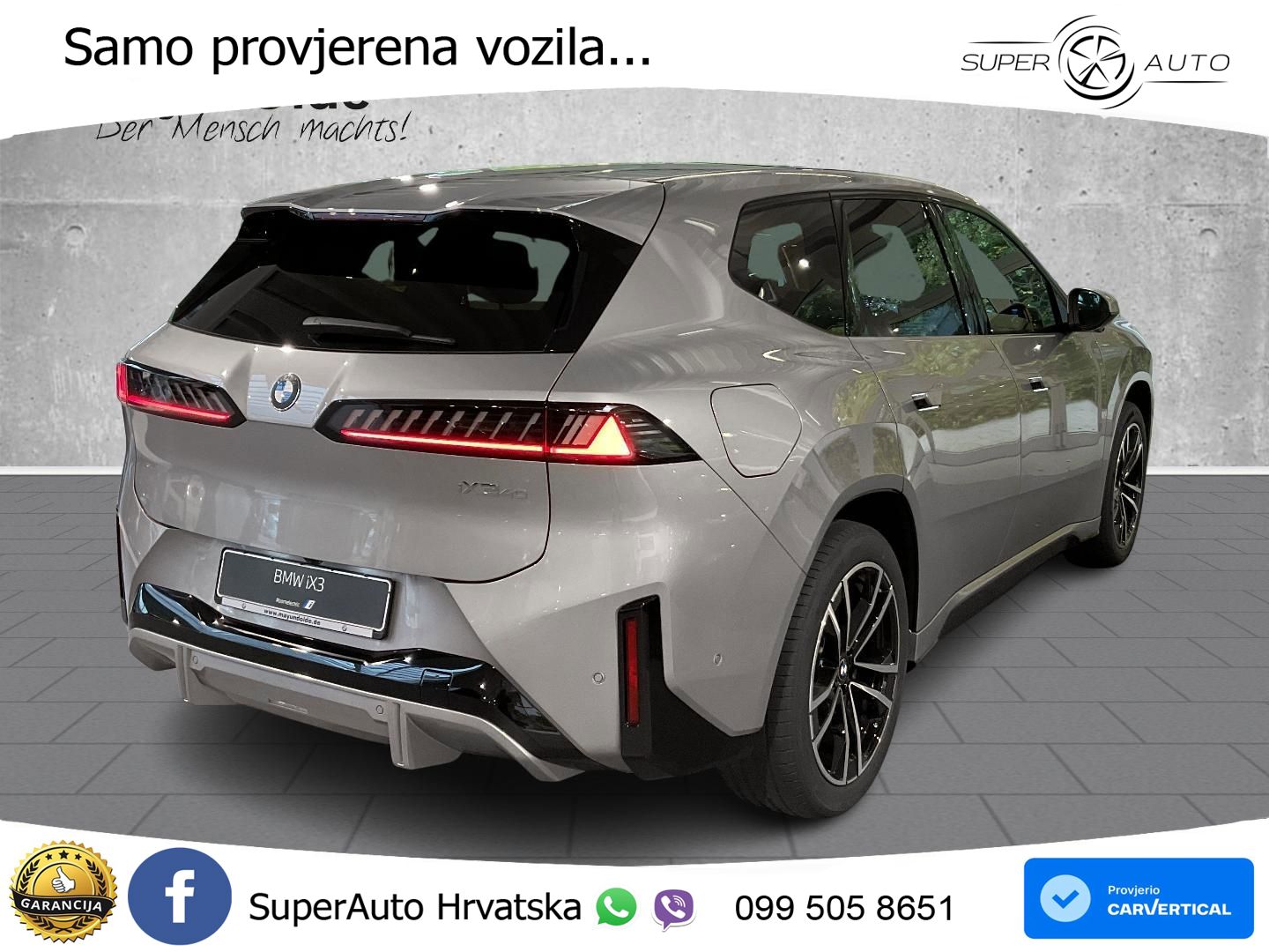 BMW iX3 40 82.6 kWh (320 KS) M Sport LED+GR SJED+ACC