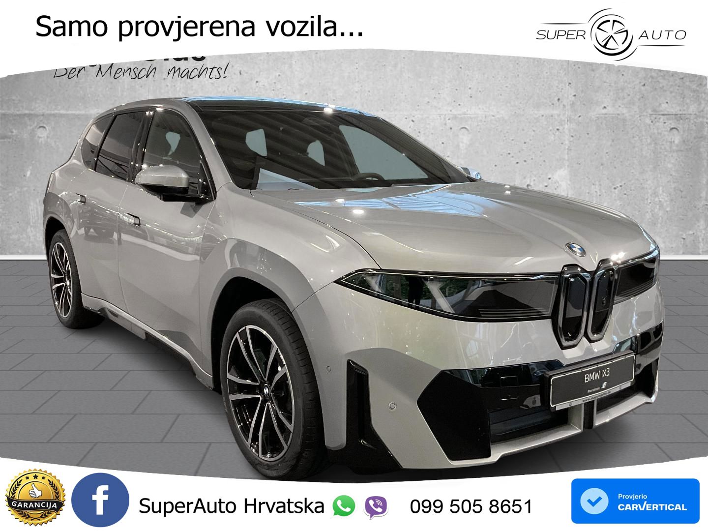 BMW iX3 40 82.6 kWh (320 KS) M Sport LED+GR SJED+ACC