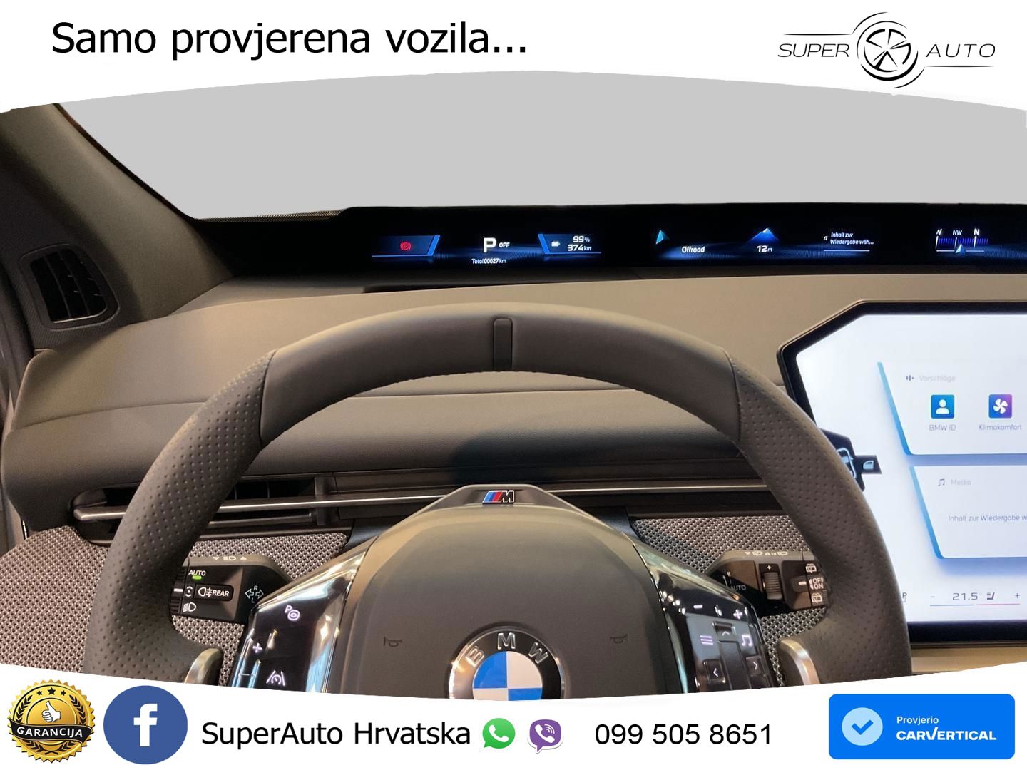 BMW iX3 40 82.6 kWh (320 KS) M Sport LED+GR SJED+ACC
