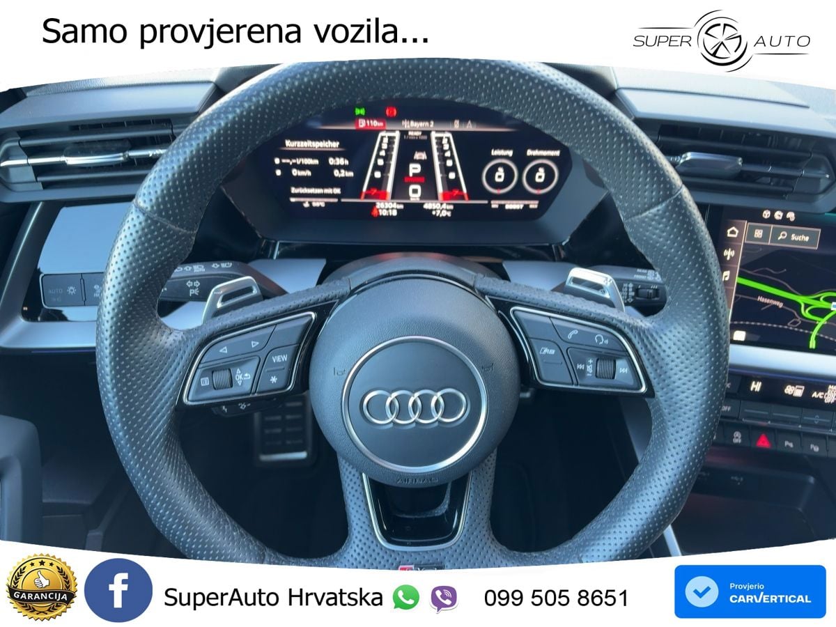 Audi RS3 Sedan 2.5 TFSI (400 KS) quattro S tronic MATRIX+GR SJED+KAM