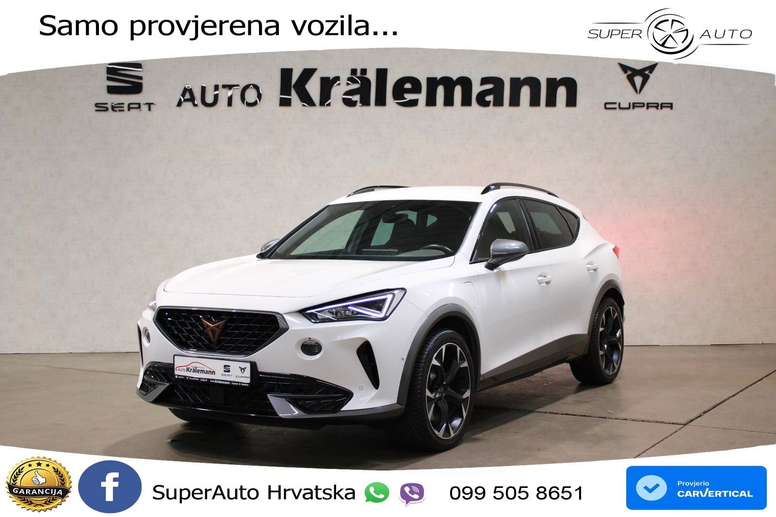 Cupra Formentor 1.4 TSI (245 KS) e-Hybrid DSG VZ LED+GR SJED+ACC