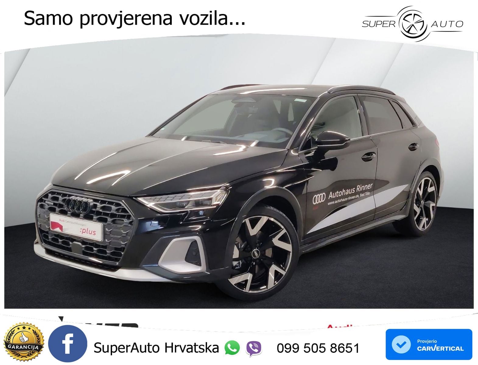 Audi A3 allstreet 40 TFSI (204 KS) quattro S tronic LED+GR SJED+ACC