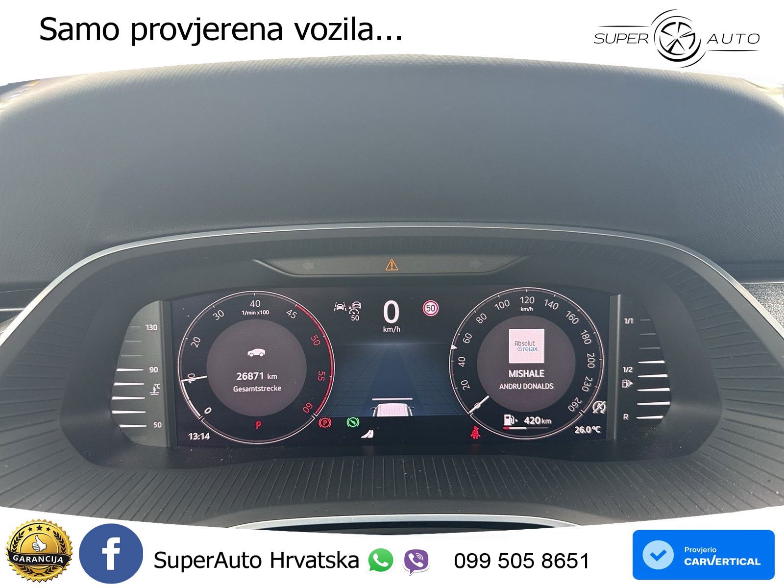 Škoda Octavia Combi 2.0 TDI (150 KS) DSG LED+GR SJED+ACC