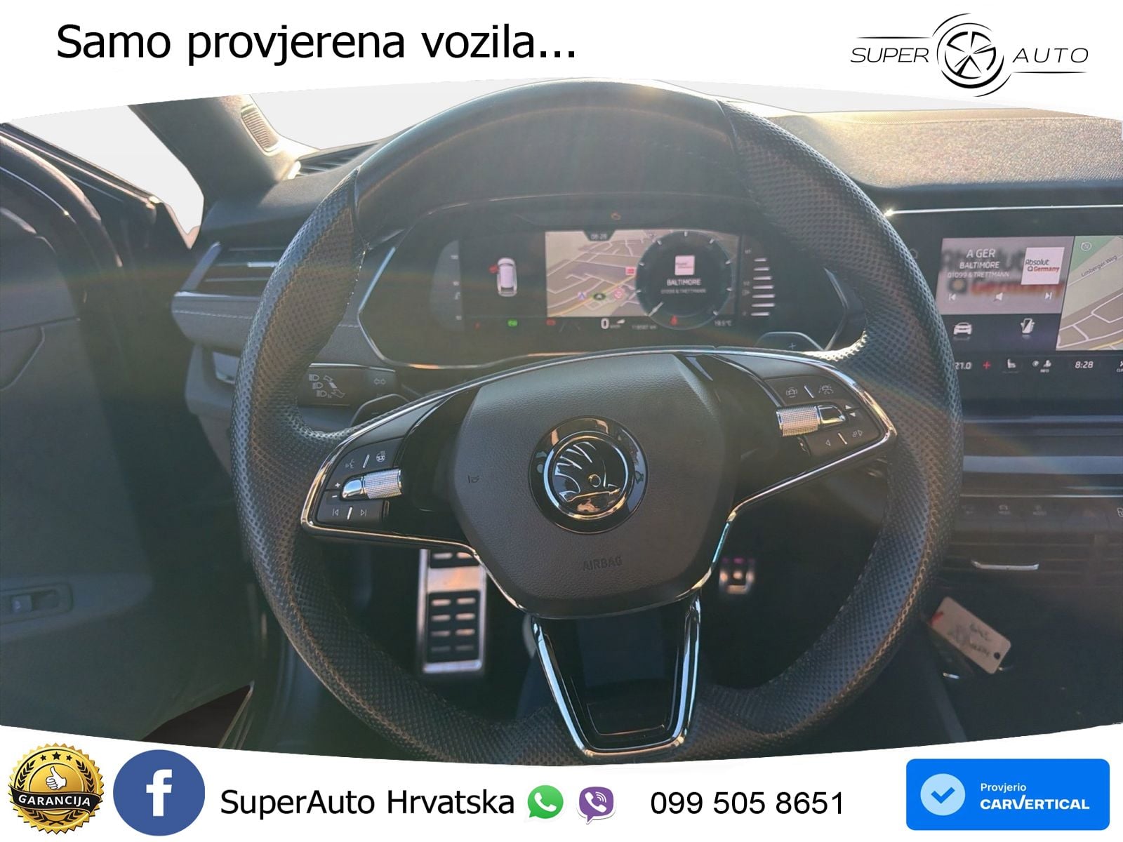 Škoda Octavia Combi 2.0 TDI (150 KS) DSG SportLine LED+GR SJED+ACC