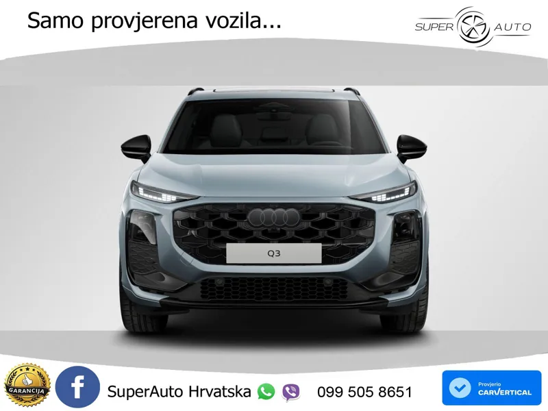 Audi Q3 2.0 TFSI (204 KS) quattro S tronic S line LED+GR SJED+ACC