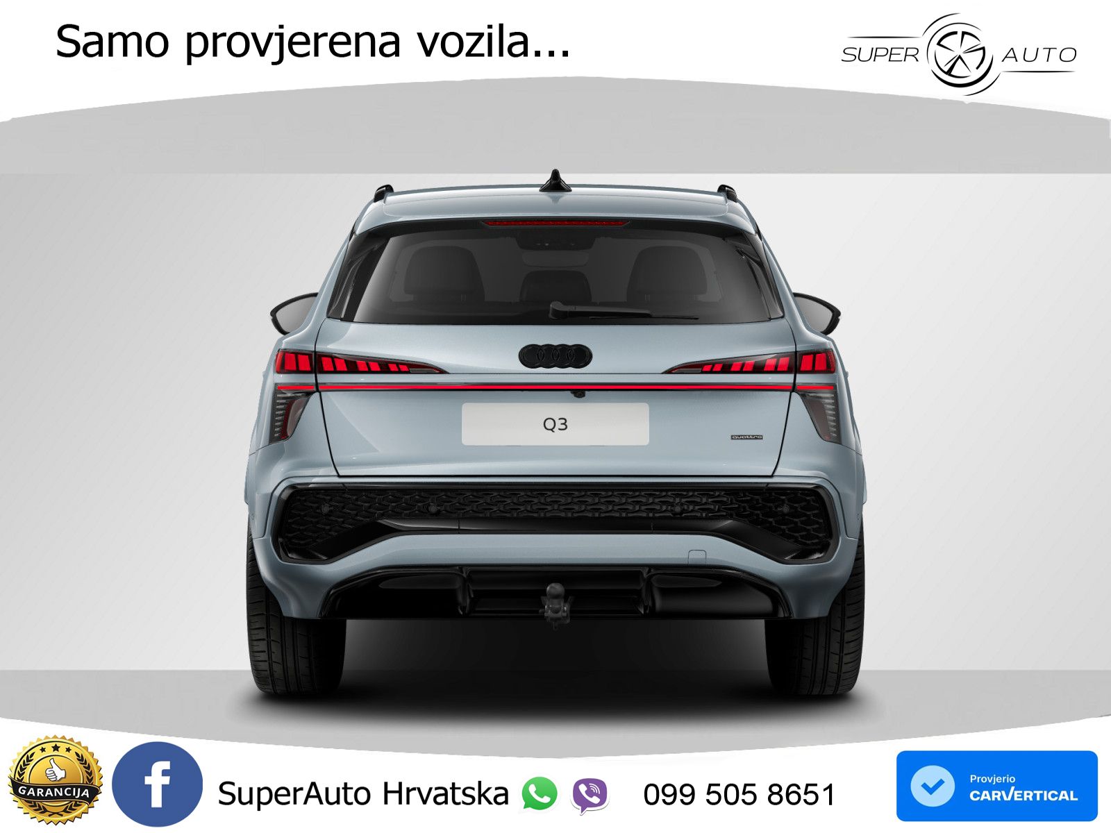 Audi Q3 2.0 TFSI (204 KS) quattro S tronic S line LED+GR SJED+ACC