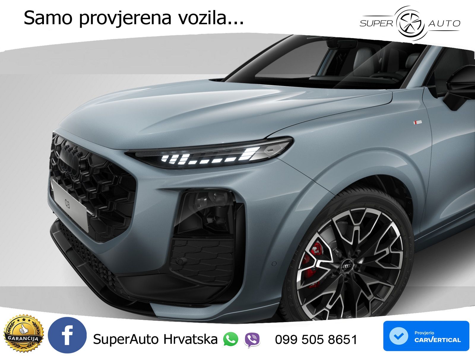 Audi Q3 2.0 TFSI (204 KS) quattro S tronic S line LED+GR SJED+ACC
