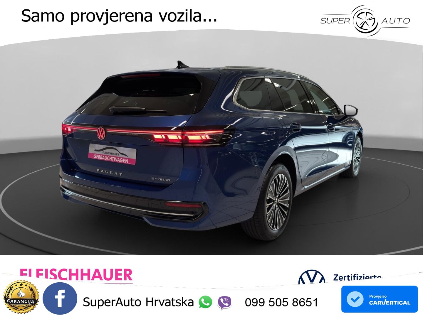 Volkswagen Passat Variant 1.5 TSI (272 KS) eHybrid DSG Elegance MATRIX+GR SJED+KAM