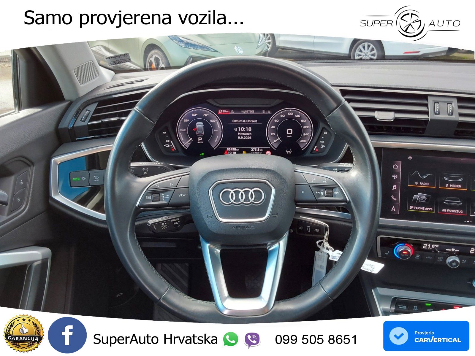 Audi Q3 45 TFSIe (245 KS) S tronic LED+GR SJED+ACC
