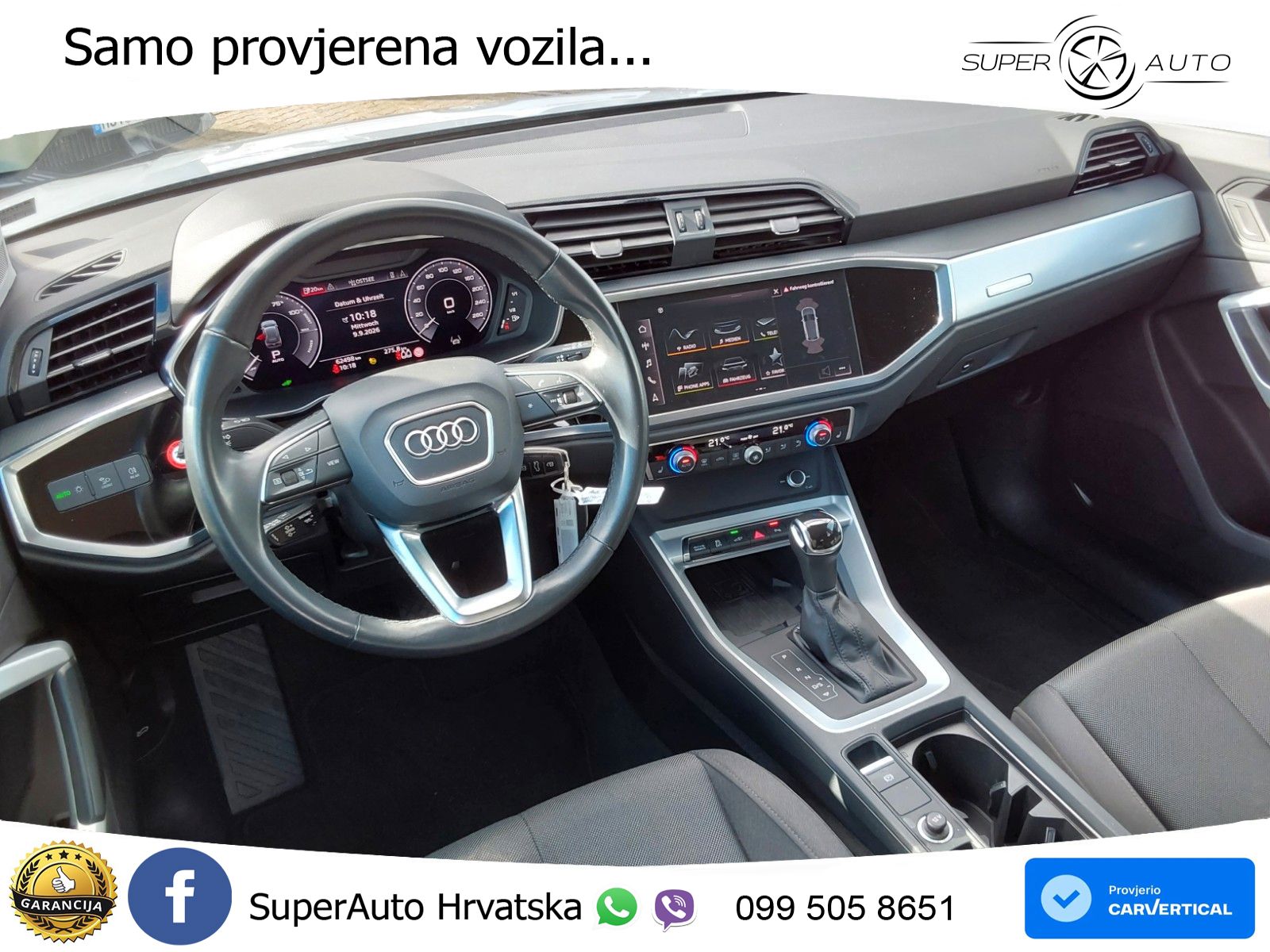 Audi Q3 45 TFSIe (245 KS) S tronic LED+GR SJED+ACC