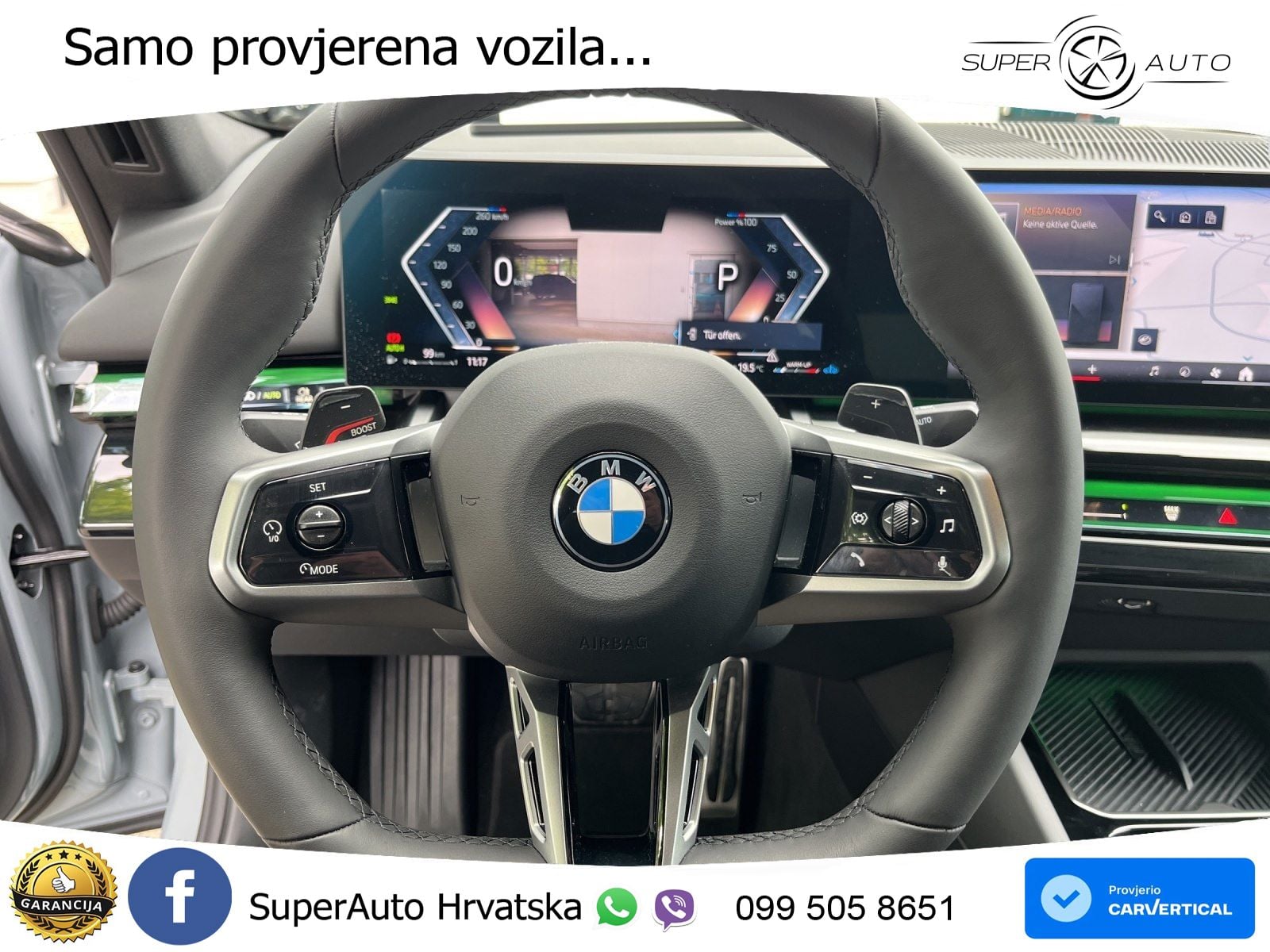 BMW 520d (197 KS) Steptronic ZRAČNI+ACC+GR SJED+KAM+PANO