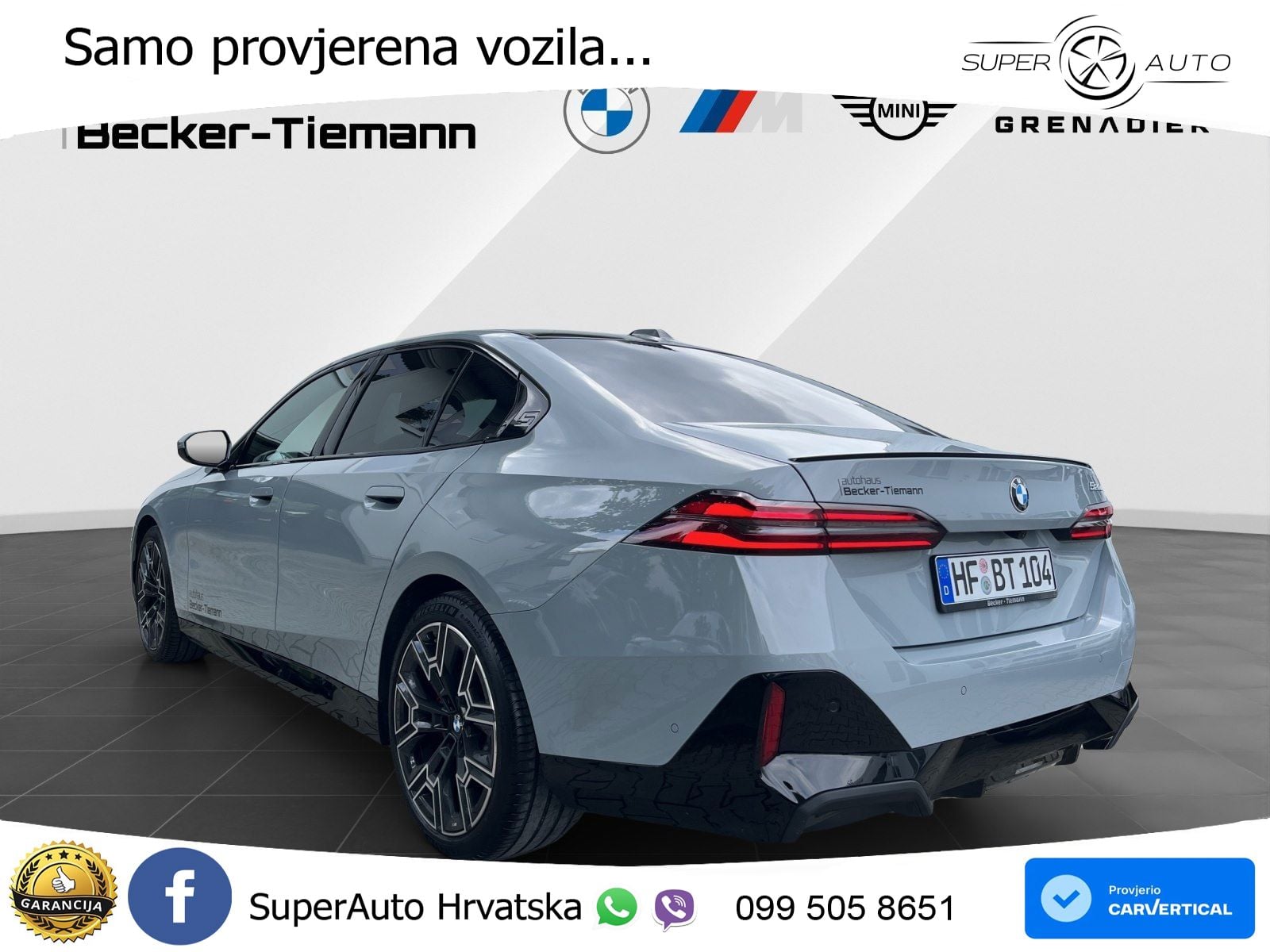 BMW 520d (197 KS) Steptronic ZRAČNI+ACC+GR SJED+KAM+PANO