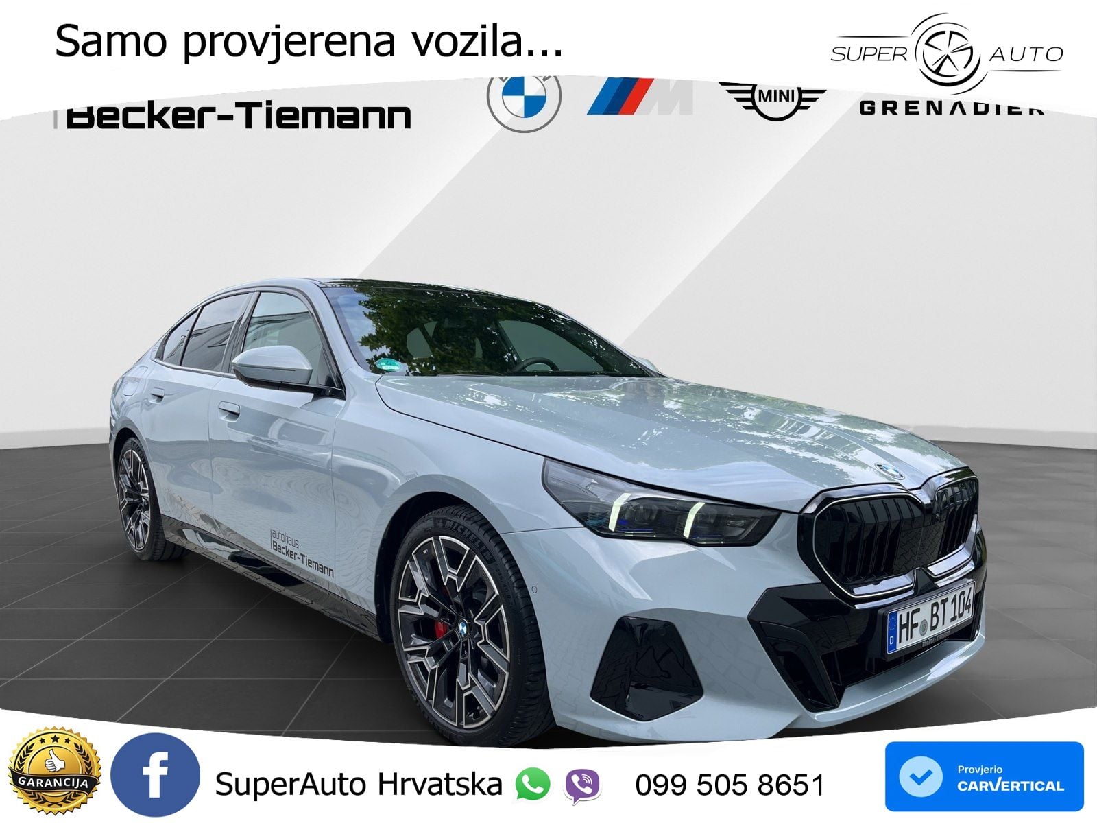 BMW 520d (197 KS) Steptronic ZRAČNI+ACC+GR SJED+KAM+PANO