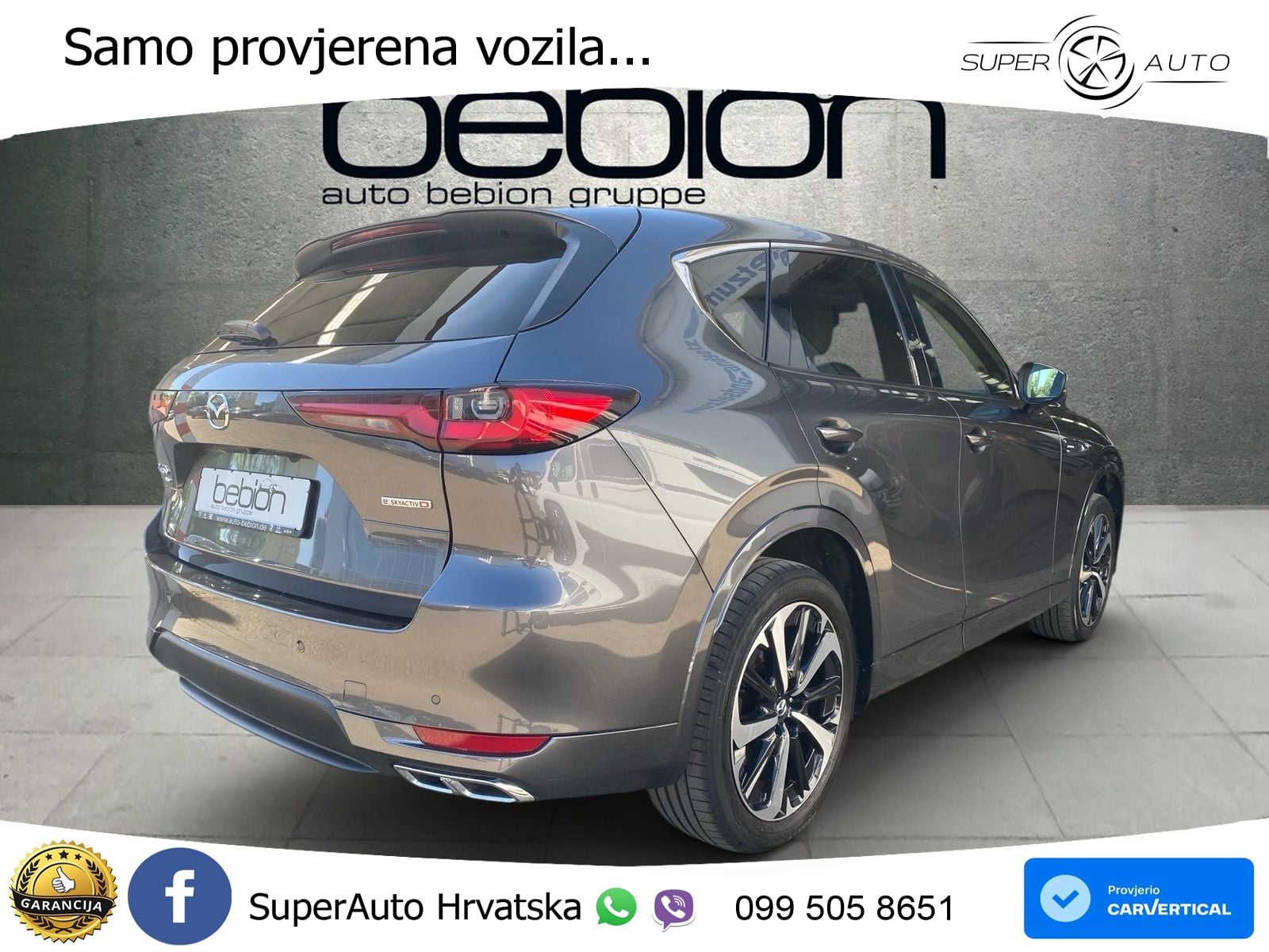 Mazda CX-60 3.3 e-Skyactiv D (254 KS) AWD Automatic LED+GR SJED+ACC