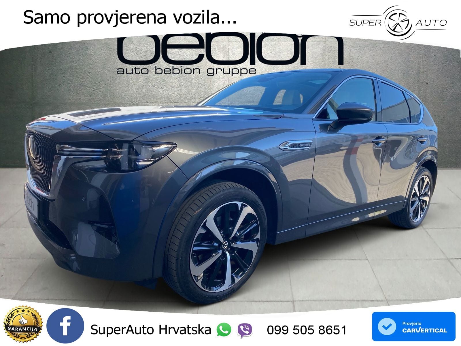Mazda CX-60 3.3 e-Skyactiv D (254 KS) AWD Automatic LED+GR SJED+ACC