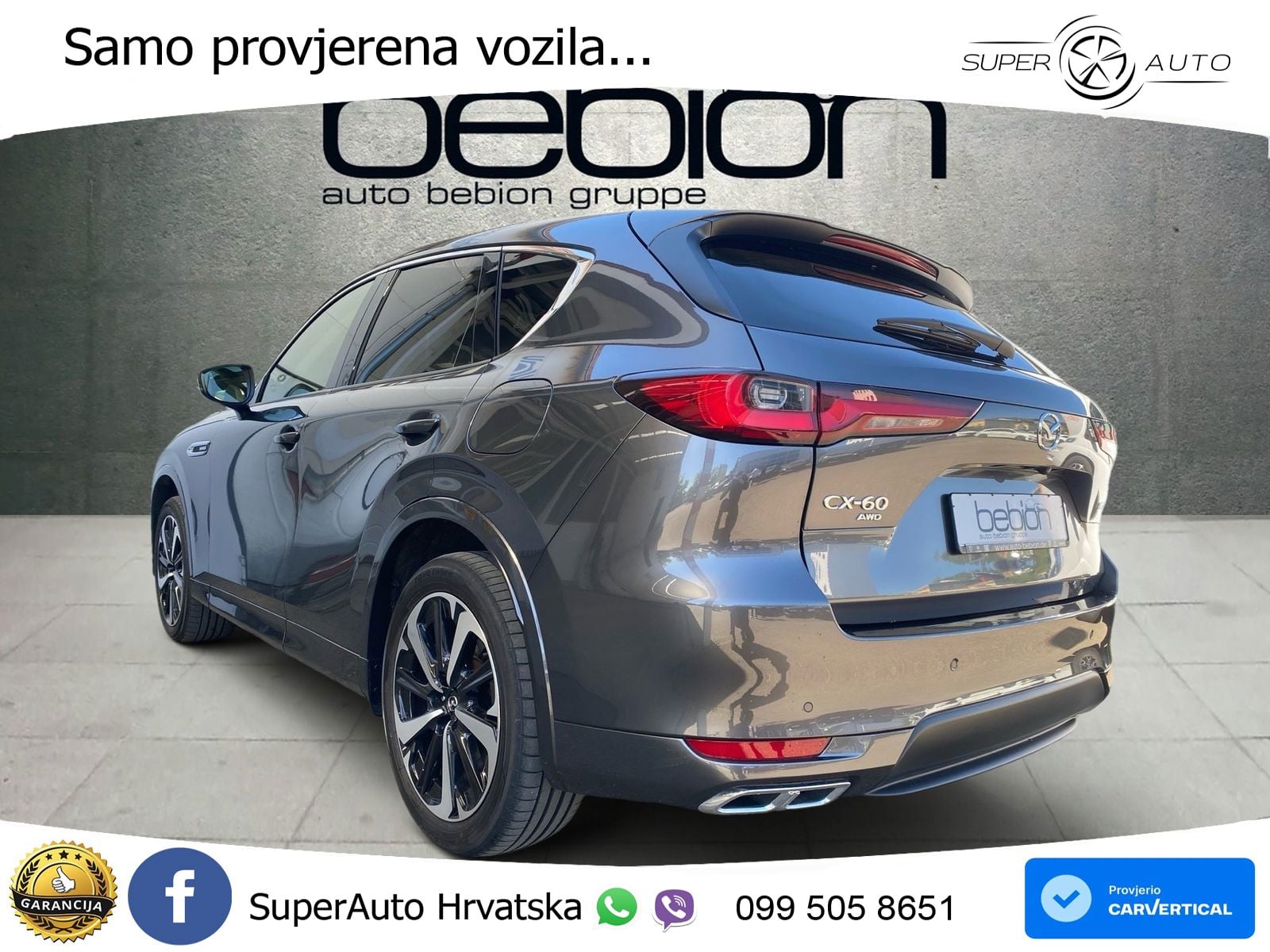 Mazda CX-60 3.3 e-Skyactiv D (254 KS) AWD Automatic LED+GR SJED+ACC