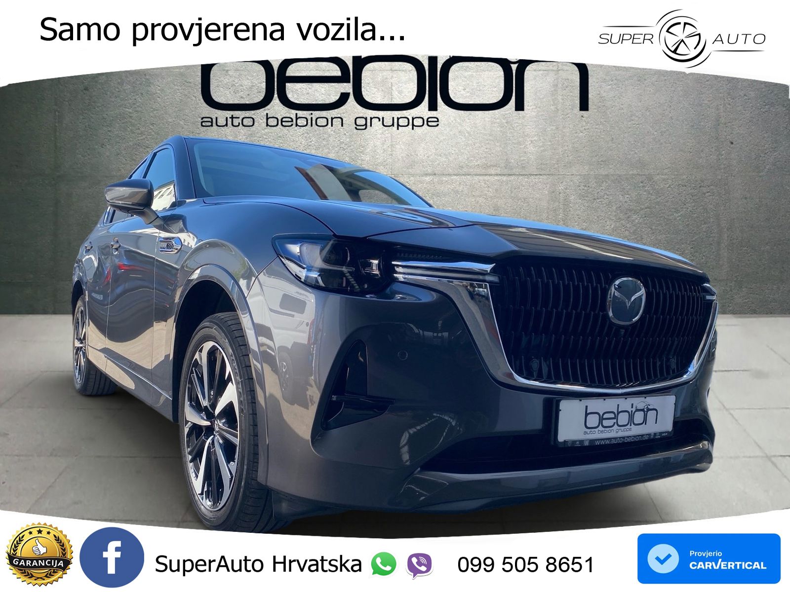 Mazda CX-60 3.3 e-Skyactiv D (254 KS) AWD Automatic LED+GR SJED+ACC