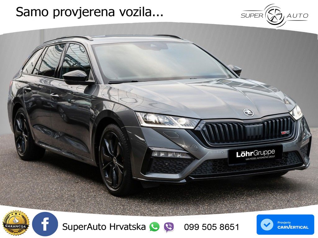 Škoda Octavia Combi RS 2.0 TDI (200 KS) 4x4 DSG MATRIX+GR SJED+KAM