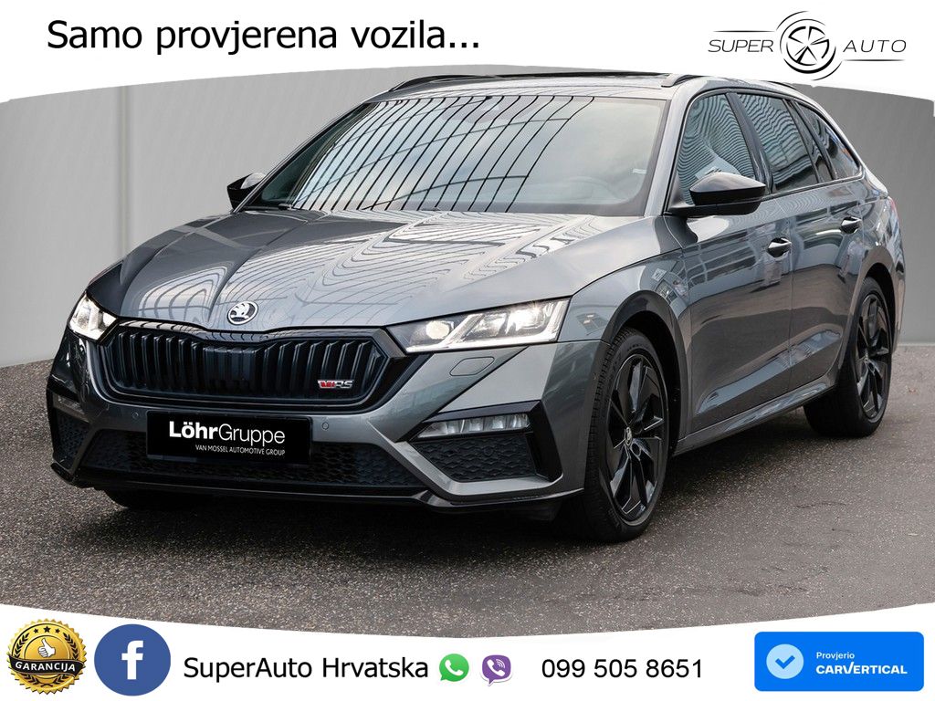 Škoda Octavia Combi RS 2.0 TDI (200 KS) 4x4 DSG MATRIX+GR SJED+KAM