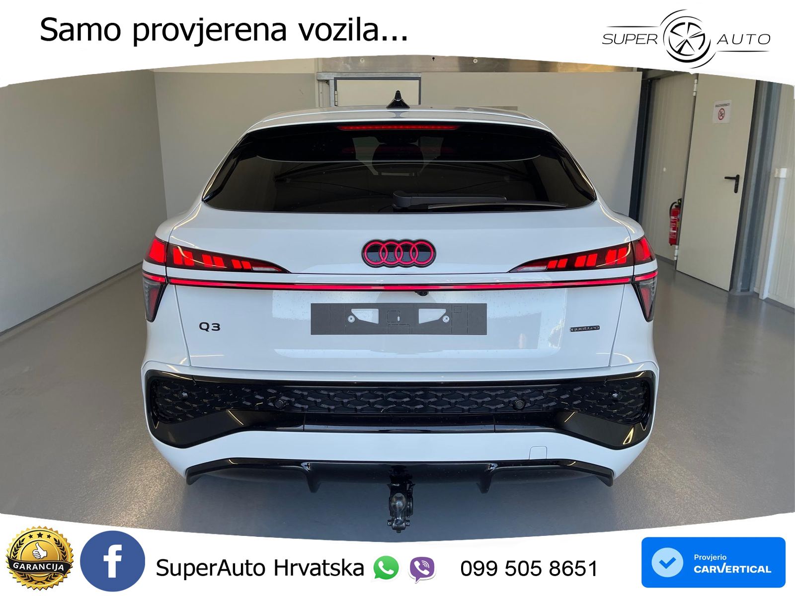 Audi Q3 III Sportback 2.0 TFSI (204 KS) quattro S tronic S line MATRIX+GR SJED+KAM