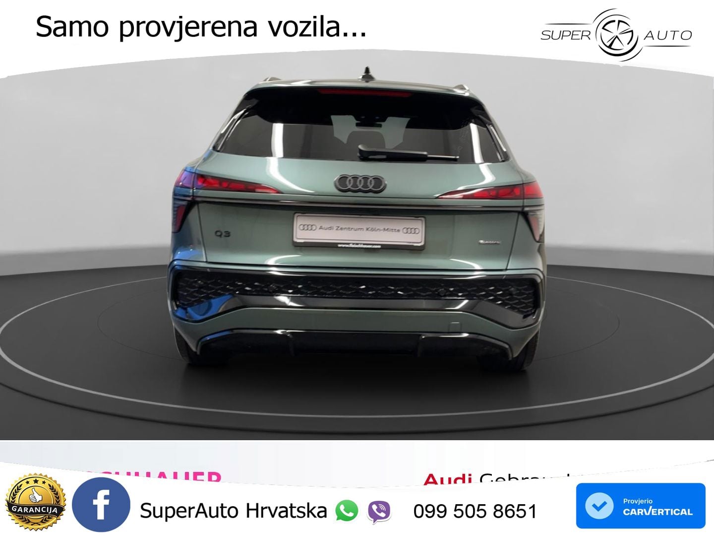 Audi Q3 2.0 TFSI (265 KS) quattro S tronic LED+GR SJED+ACC