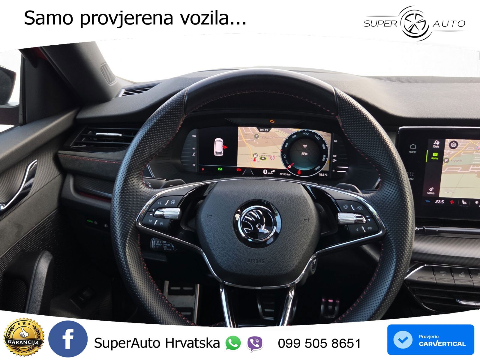 Škoda Octavia Combi RS 2.0 TDI (200 KS) DSG LED+GR SJED+ACC