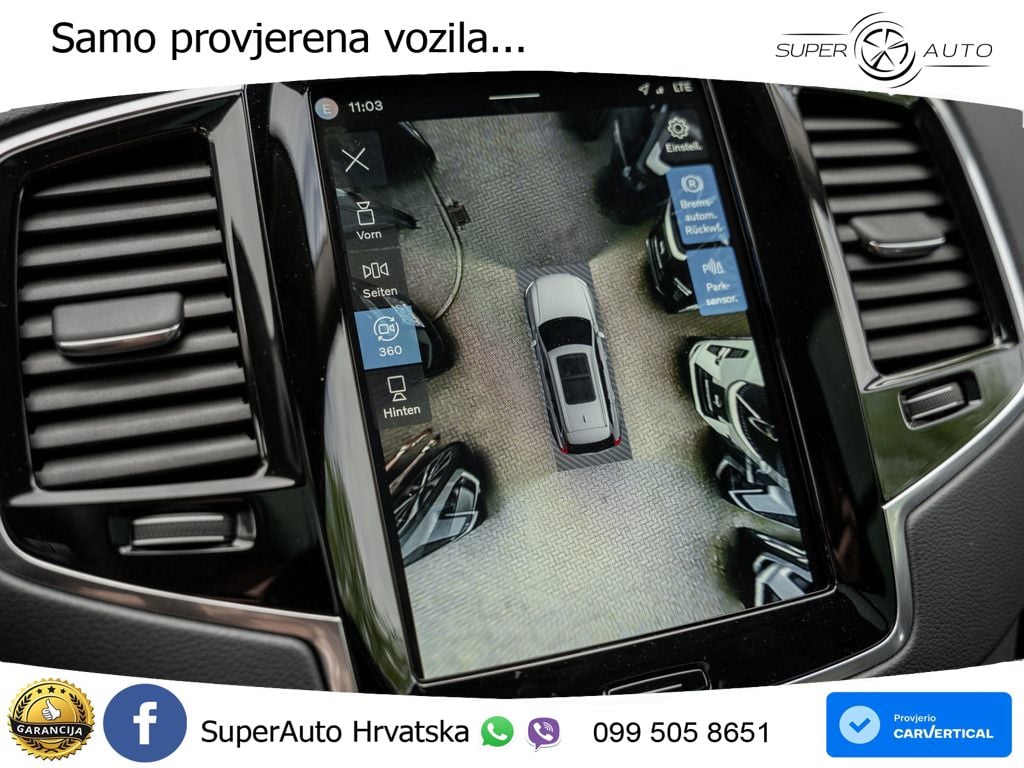 Volvo XC90 2.0 B5 Diesel AWD Automatic ACC+HEAD+4xGR SJED+360+PANO