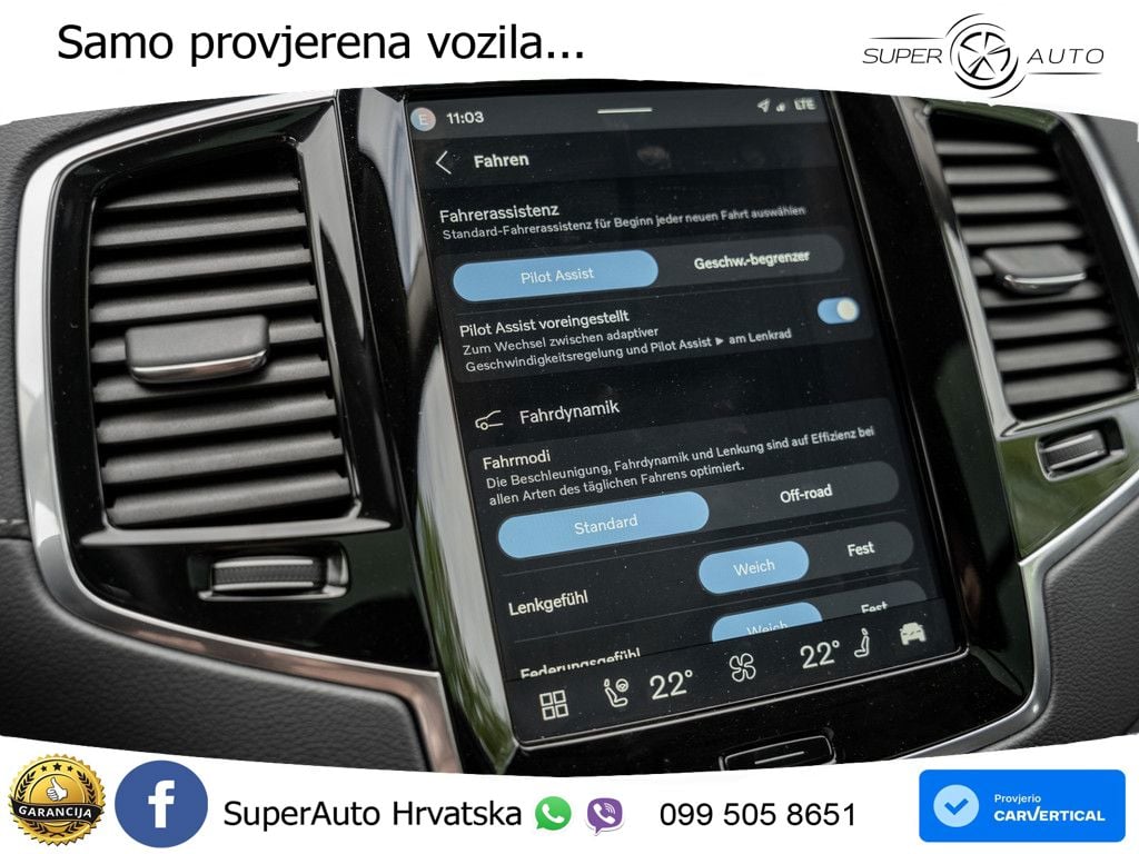 Volvo XC90 2.0 B5 Diesel AWD Automatic ACC+HEAD+4xGR SJED+360+PANO