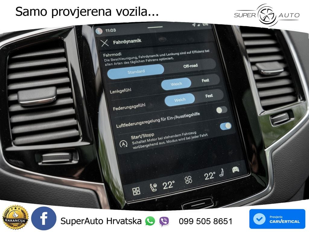 Volvo XC90 2.0 B5 Diesel AWD Automatic ACC+HEAD+4xGR SJED+360+PANO